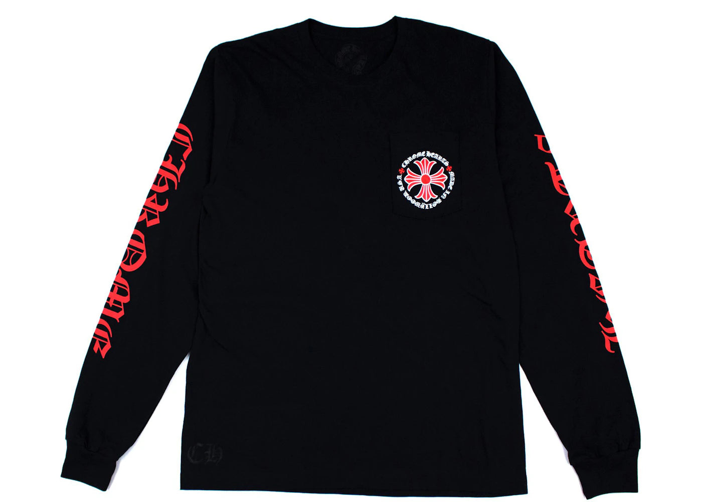 Chrome Hearts Made In Hollywood Plus Cross L/S T-shirt Black/Red