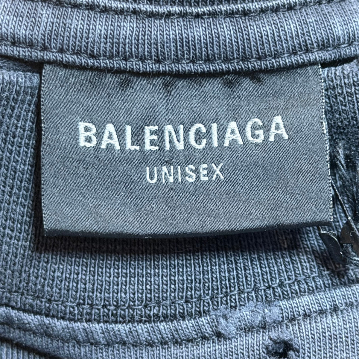 Balenciaga New Tape Type Shirt Faded Black