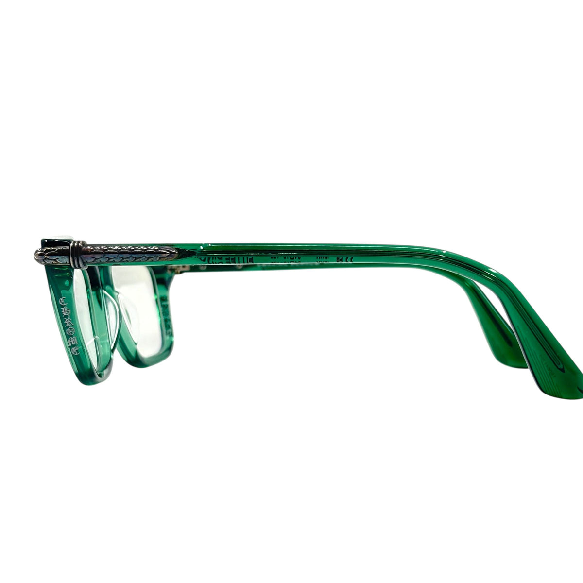 Chrome Hearts Little Dinger Glasses Green Frames