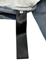 Balenciaga Destroyed Skater Jeans Blue