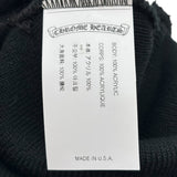 Chrome Hearts Embroidered Logo Beanie Black