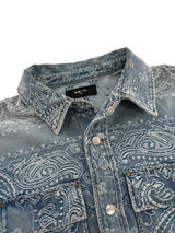 Amiri Denim Button Shirt Blue