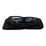 Chrome Hearts Little Dinger Glasses Black Gold
