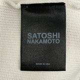 Satoshi Logo Thermal White Black