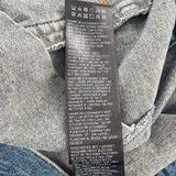Balenciaga Swing Denim Jacket Blue