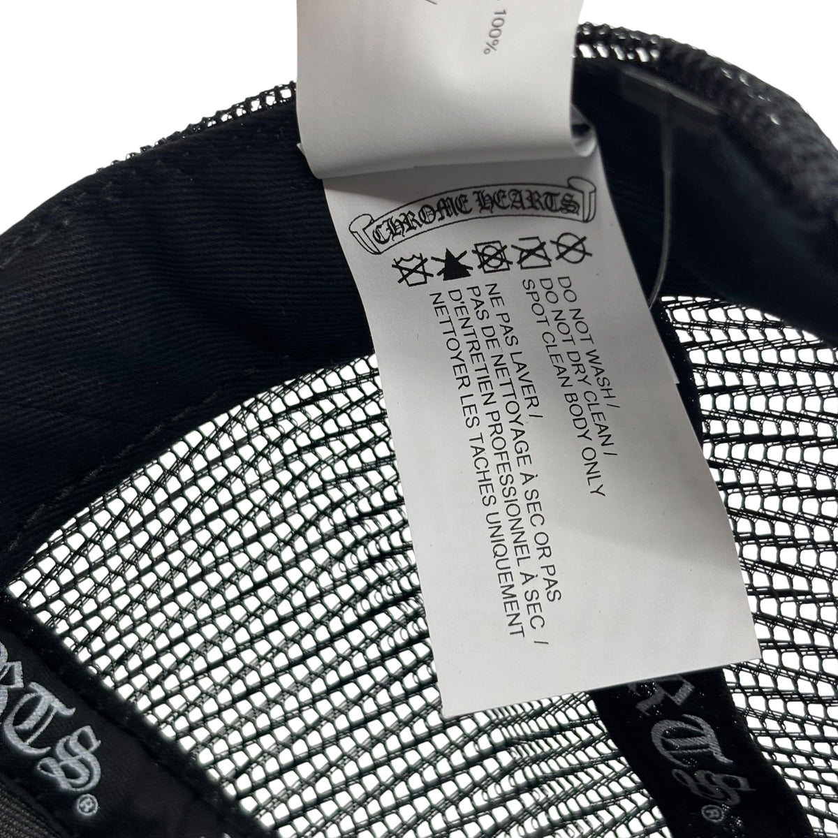 Chrome Hearts CH Las Vegas Trucker Hat Black/Black