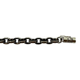 Chrome Hearts Paper Chain Silver Bracelet 8"