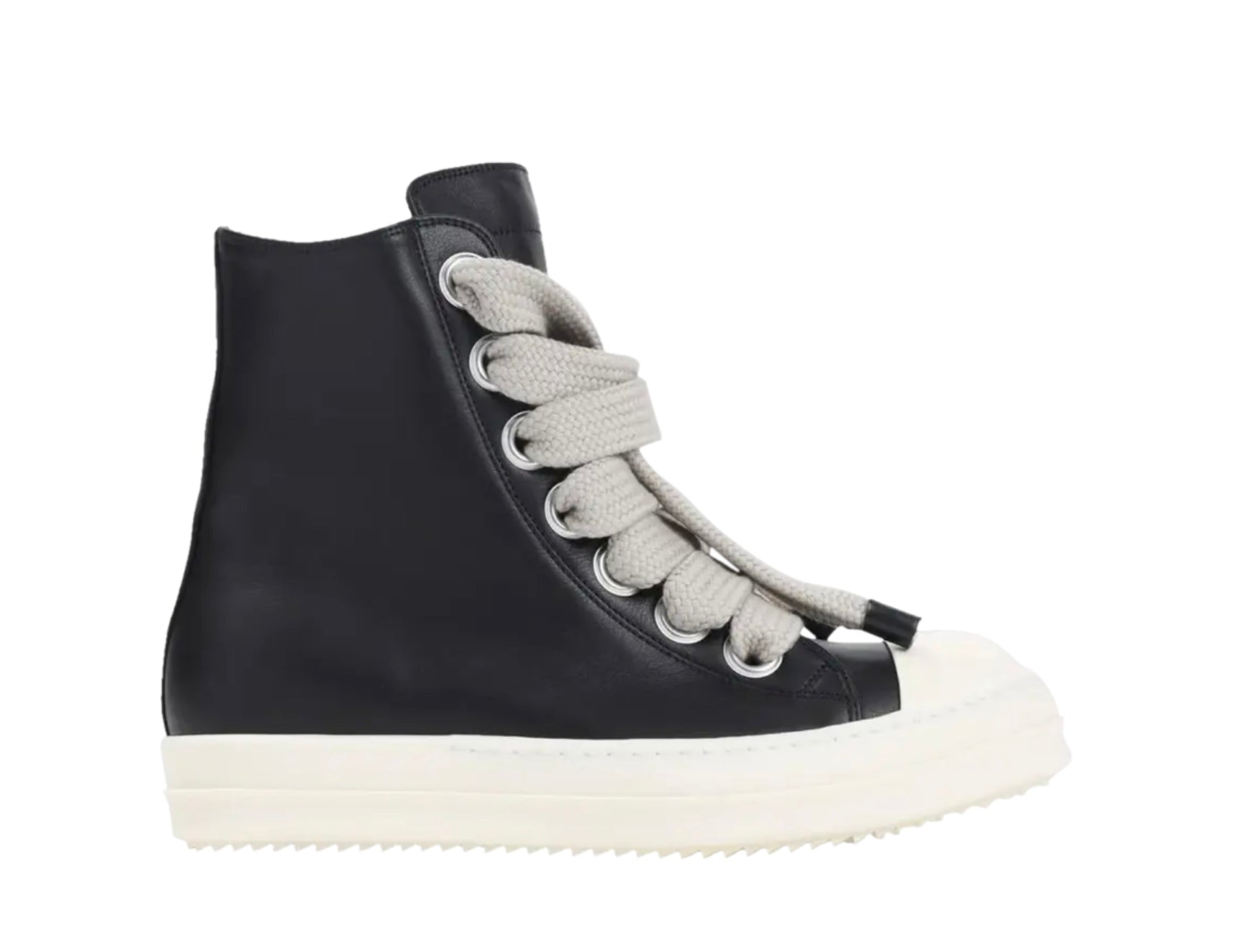 Rick Owens Concordians Jumbo Laced High Black Milk