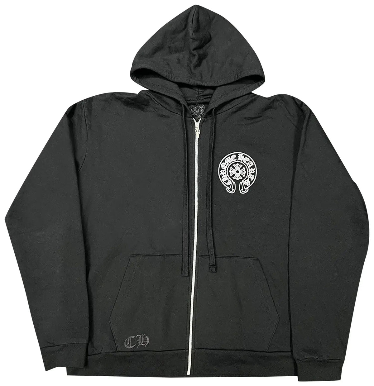 Chrome Hearts Hangzhou Horseshoe Zip-Up Hoodie Black