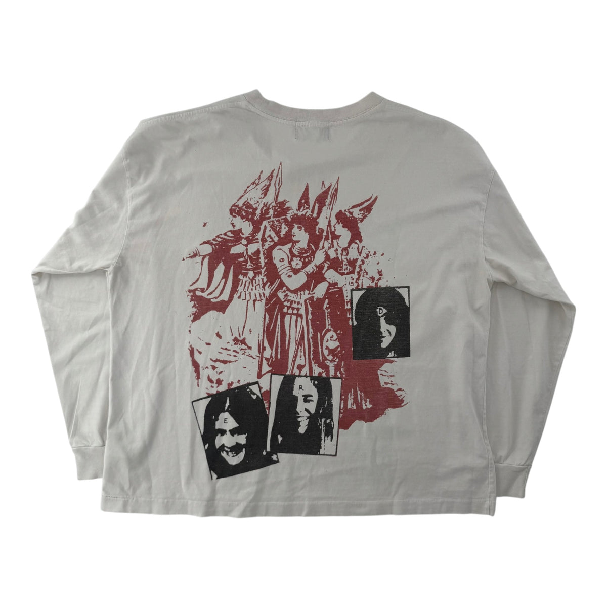 ERD Living Altar Long-Sleeve T-Shirt Faded White