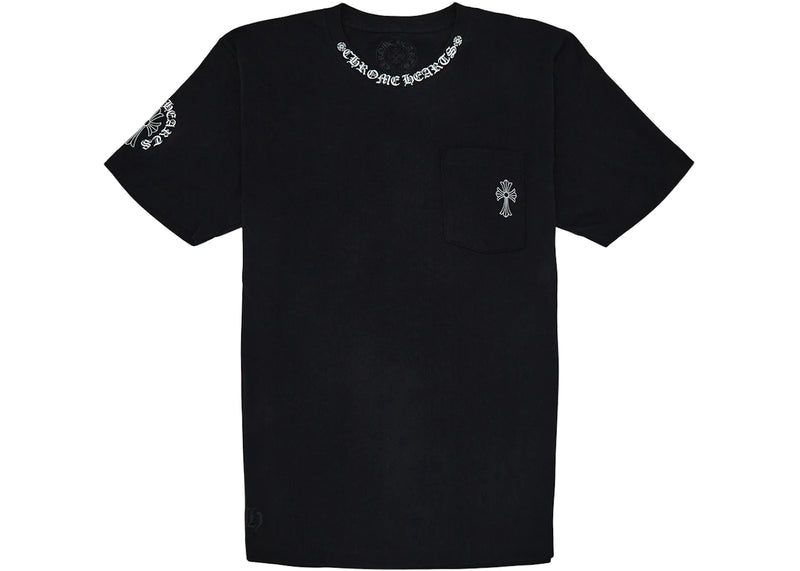 Chrome Hearts Neck Logo T-Shirt Black