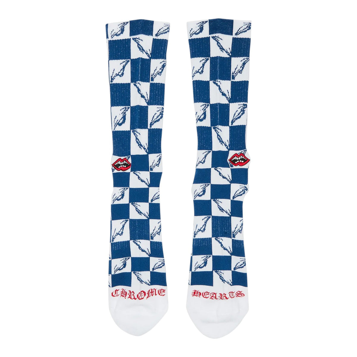 Chrome Hearts x Matty Boy 99 Eyes Single Pair Sock Blue