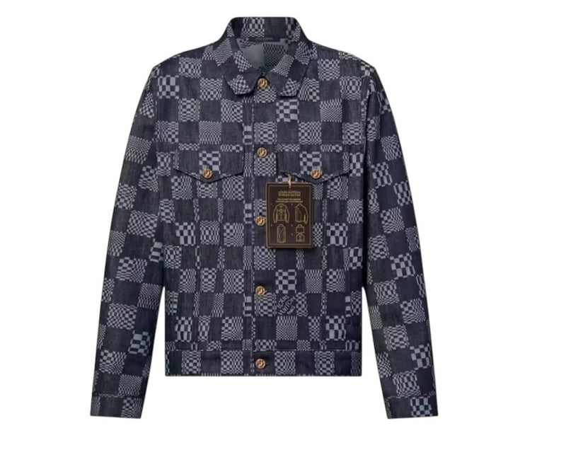 Louis Vuitton Damier Pattern Denim Jacket