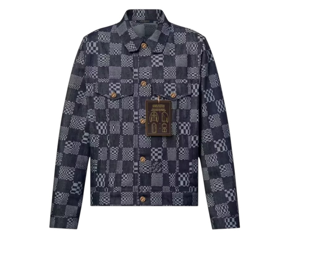 Louis Vuitton Damier Pattern Denim Jacket