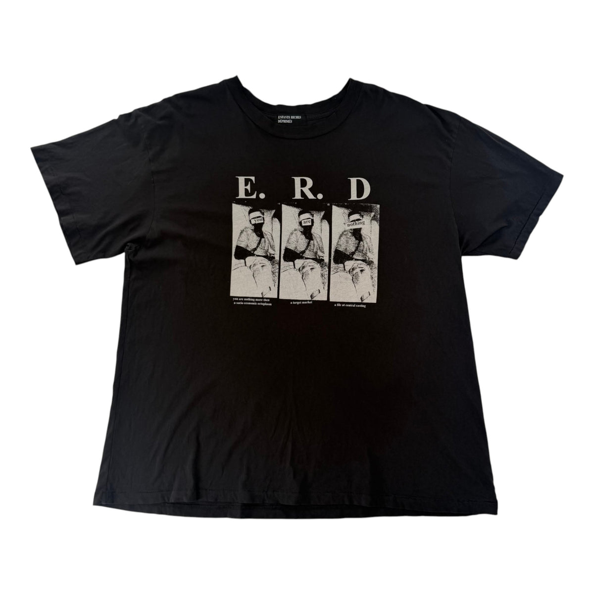 ERD You Are Nothing Tee Black