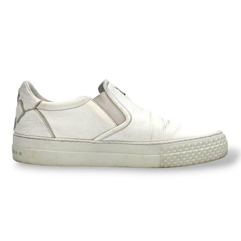 Chrome Hearts Slip On Leather Sneaker White
