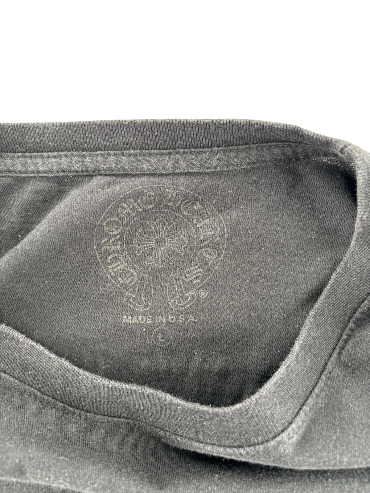 Chrome Hearts Made In Hollywood Plus Cross T-shirt Black/Red