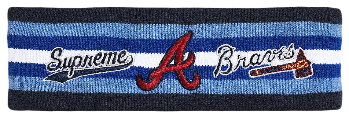 Supreme x Mitchell & Ness Teams Headband Navy