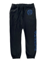 Chrome Hearts Horse Shoe Logo Sweatpants Black/Blue