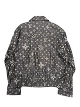Louis Vuitton Monogram Jacquard Denim Jacket Black