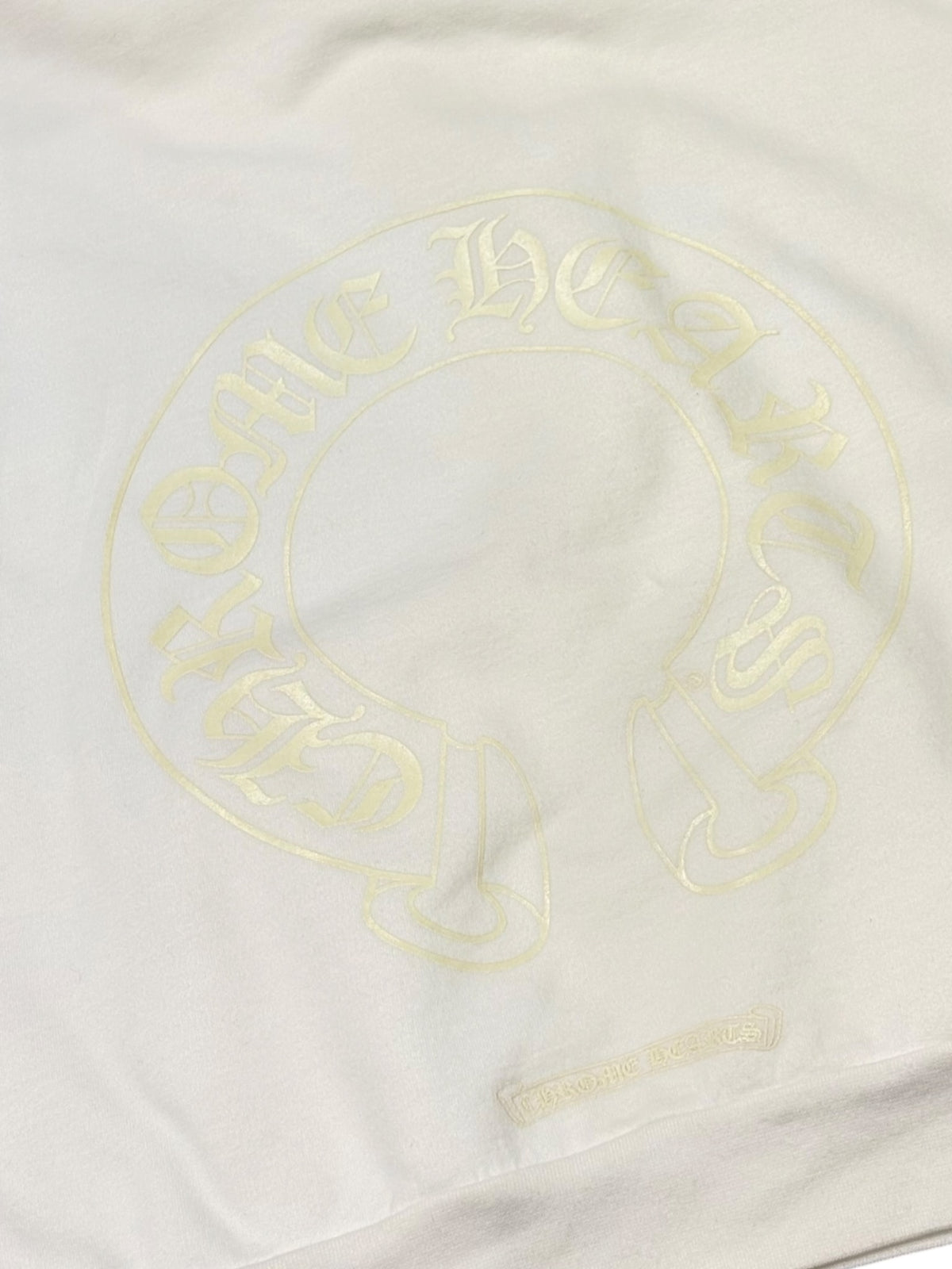 Chrome Hearts Horshoe Hoodie White on White