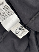 Chrome Hearts Neck Logo Pocket Long-Sleeve Tee 'Black/White'