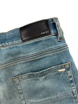 Amiri Bandana Artpatch Jeans Orange
