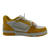 Louis Vuitton Trainer Low Velcro Strap Yellow Monogram Denim