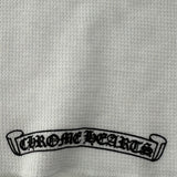 Chrome Hearts Scroll Logo Long-Sleeve Thermal Tee White