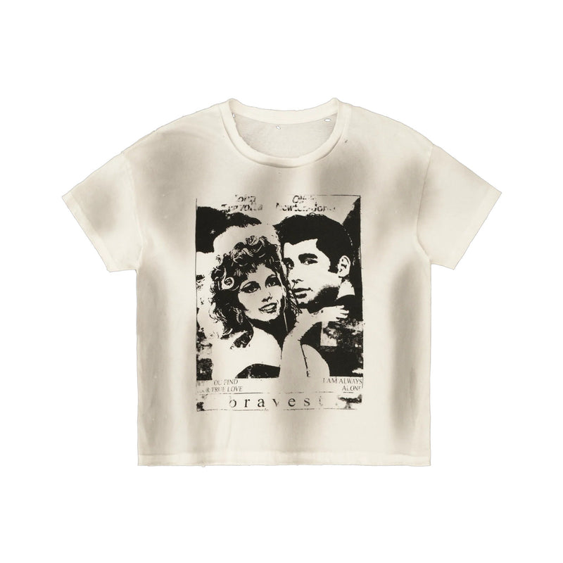 Bravest Studios White Greaser Vintage Tee
