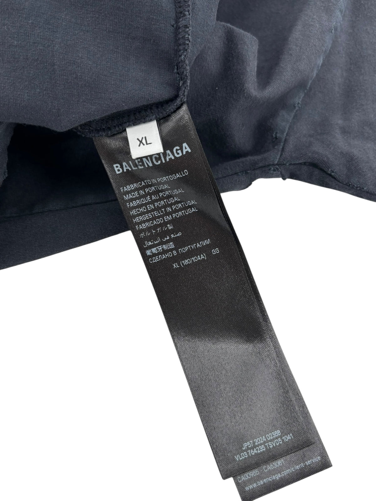 Balenciaga Glitter Logo Tee