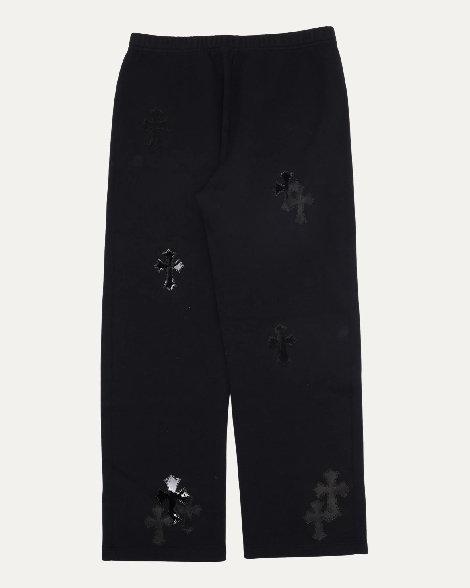 Chrome Hearts Cross Patch Sweatpants Black