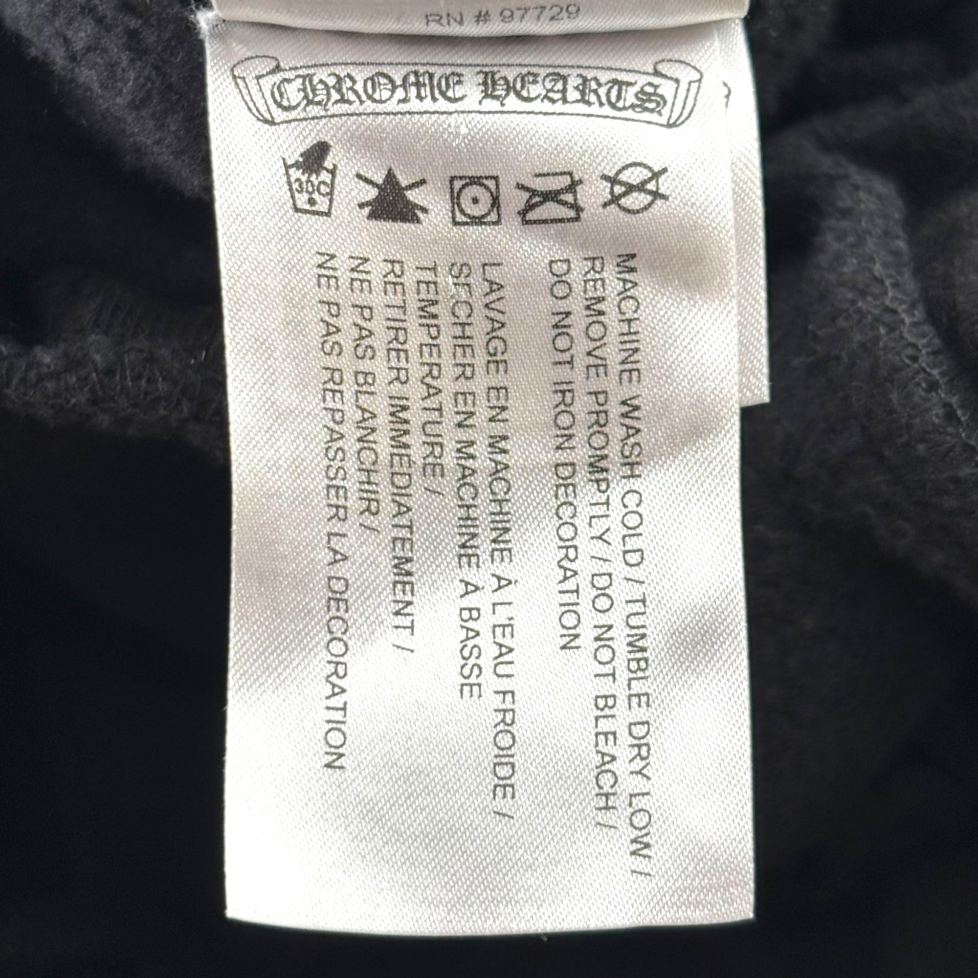 Chrome Hearts Horse Shoe Logo Sweatpants Black