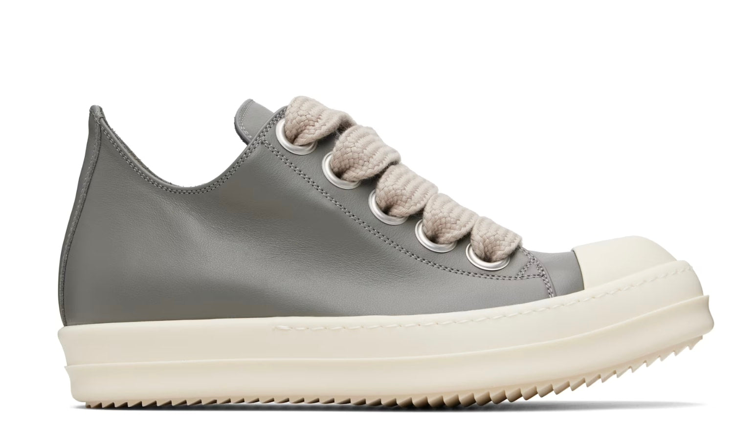 Rick Owens Jumbo Lace Low Dark Pearl Milk