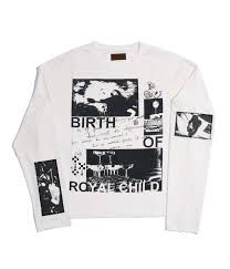 Birth Of Royal Child 90s Hollywood Longsleeve Shirt White
