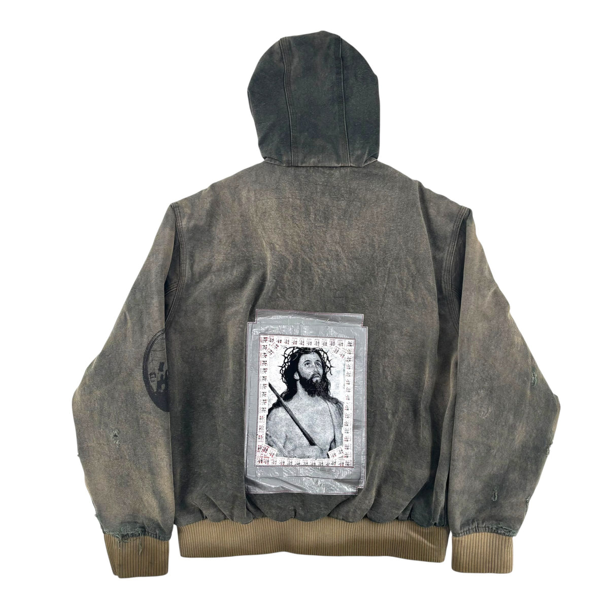 ERD War Started Hooded Work Jacket Crust Olive