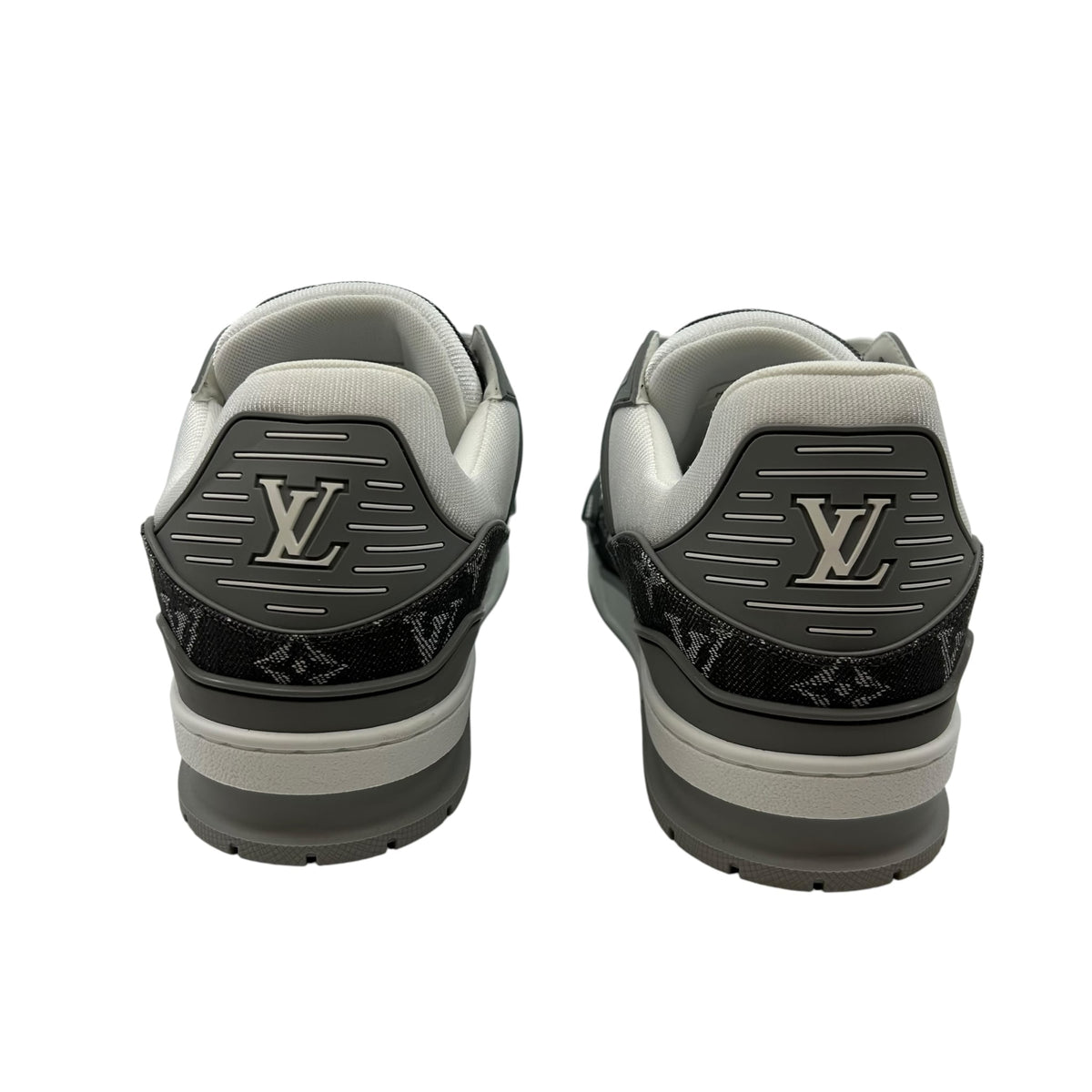 Louis Vuitton Trainer Monogram Denim Grey White