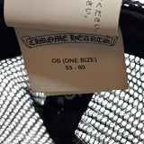 Chrome Hearts CH Hollywood Trucker Hat Black White