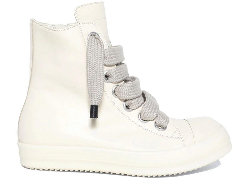 Rick Owens Porterville Jumbo Laced High Milk Sneaker