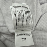 Chrome Hearts Scroll Logo Long-Sleeve Thermal Tee White
