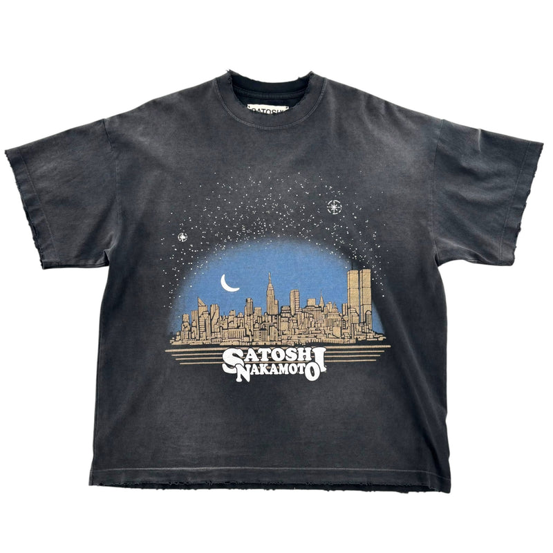 Satoshi Tourist Tee Black