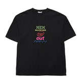 Balenciaga Color Logo Paris Tee Black