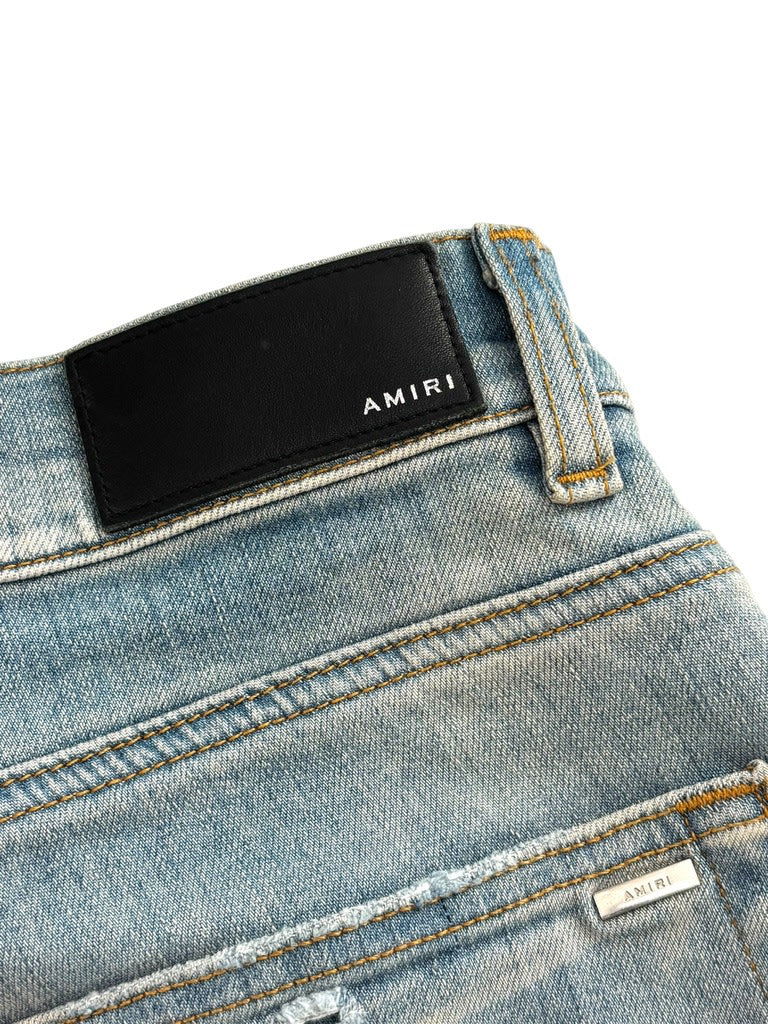 Amiri Logo Patch Denim Lightwash