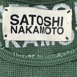 Satoshi Nakamoto Logo Studded Thermal Green