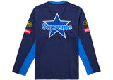 Supreme Vanson Leathers L/S Top Navy