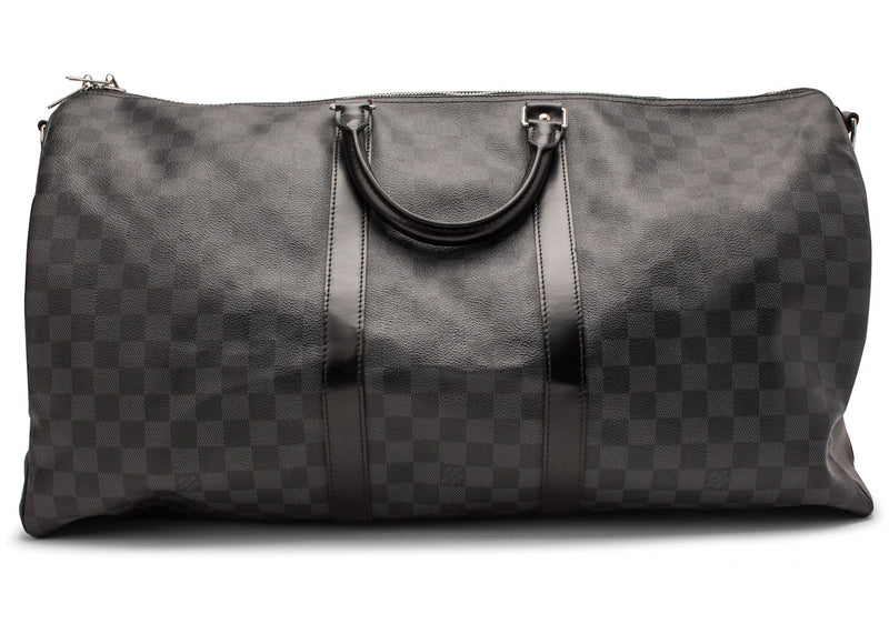 Louis Vuitton Keepall Bandouliere Damier Graphite 55 Black/Gray