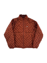 Supreme Spellout Quilted Lightweight Down Jacket Rust