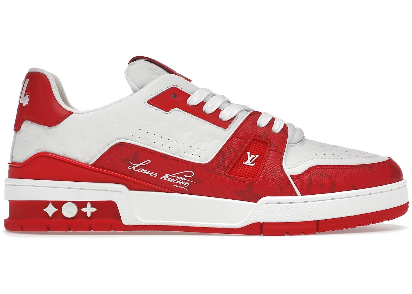 Louis Vuitton Trainer Red White