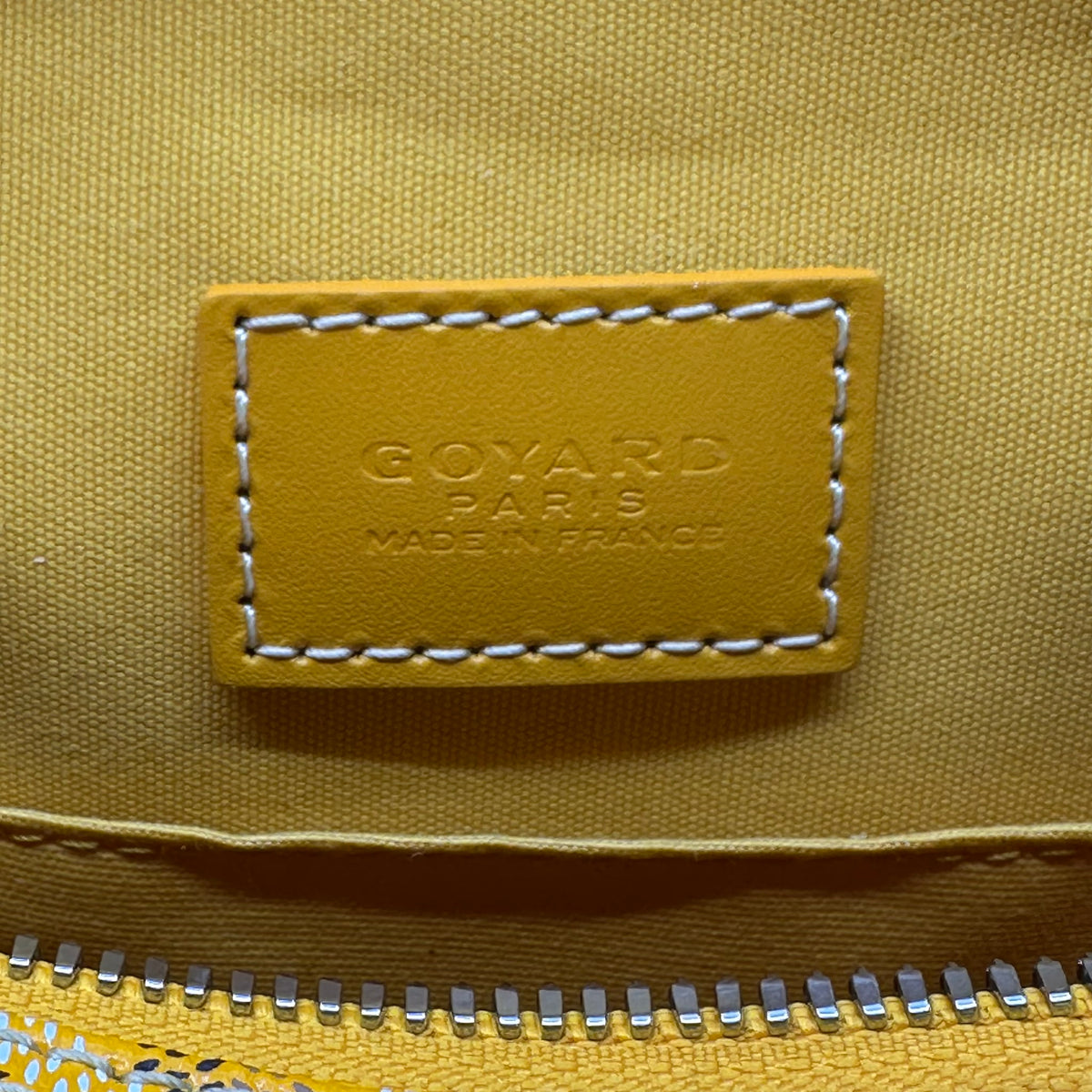 Goyard Boeing 25 Toilet Bag Yellow