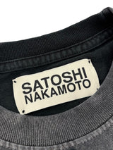 Satoshi Nakamoto Chain Stitch Black